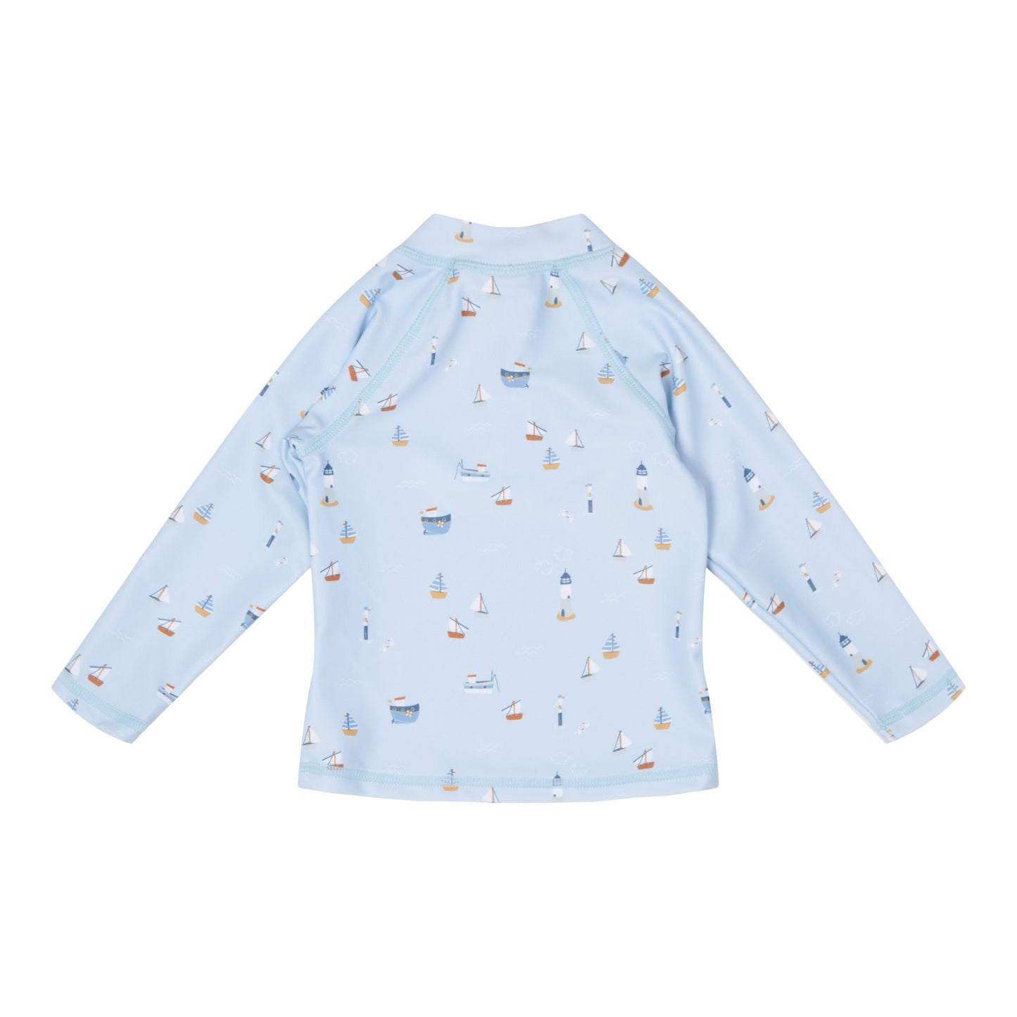 Bluza cu maneca lunga cu protectie UV 50+ - Sailors Bay Blue - Little Dutch
