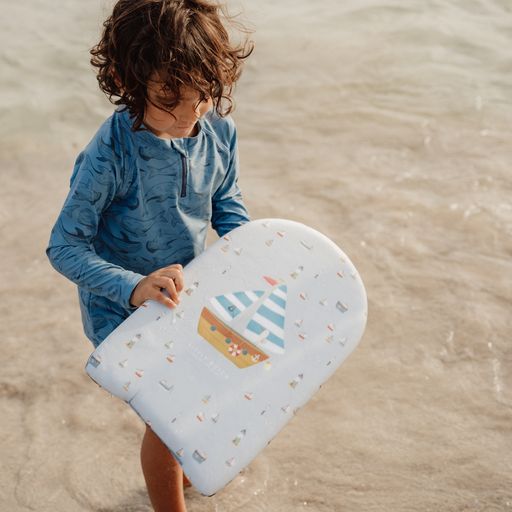 Bluza cu maneca lunga cu protectie UV 50+ - Sea Life Blue - Little Dutch
