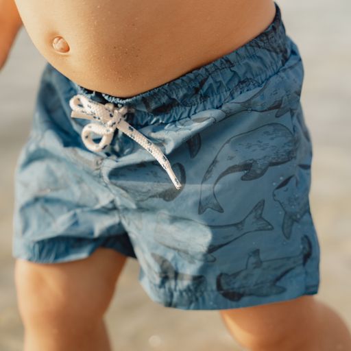 Sort pentru baie cu protectie UV 50+ - Sea Life Blue - Little Dutch