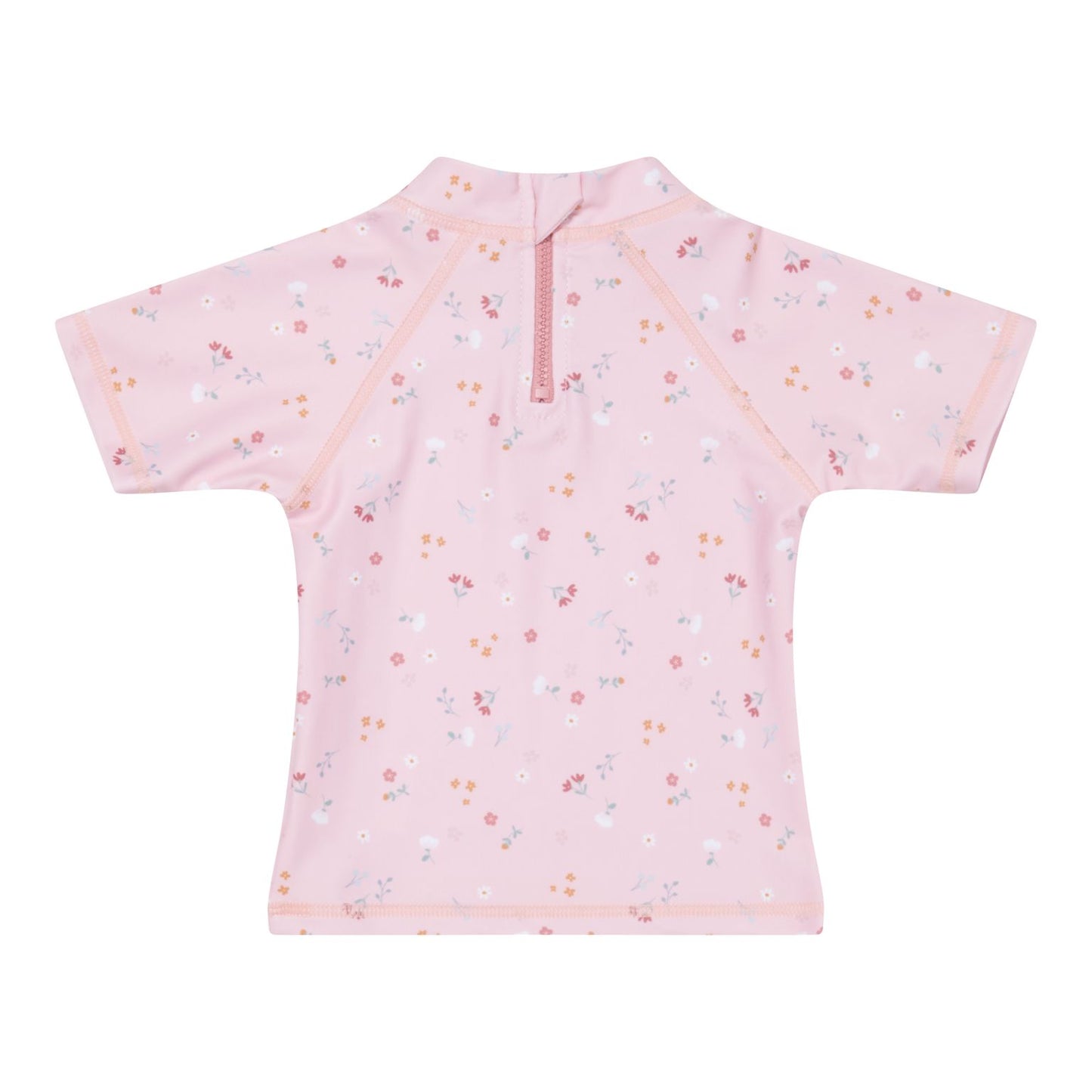 Tricou cu protectie UV 50+ - Little Pink Flowers - Little Dutch