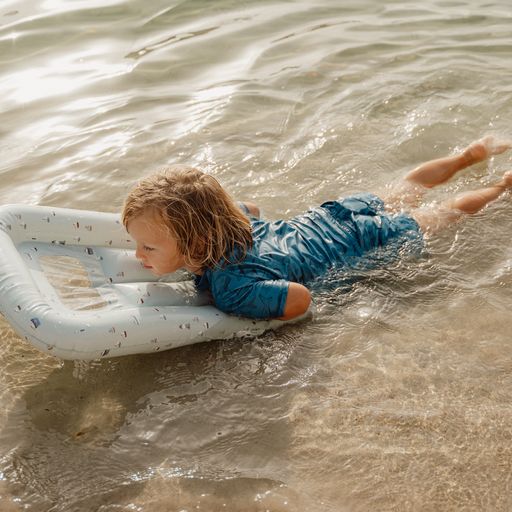 Tricou cu protectie UV 50+ - Sea Life Blue - Little Dutch