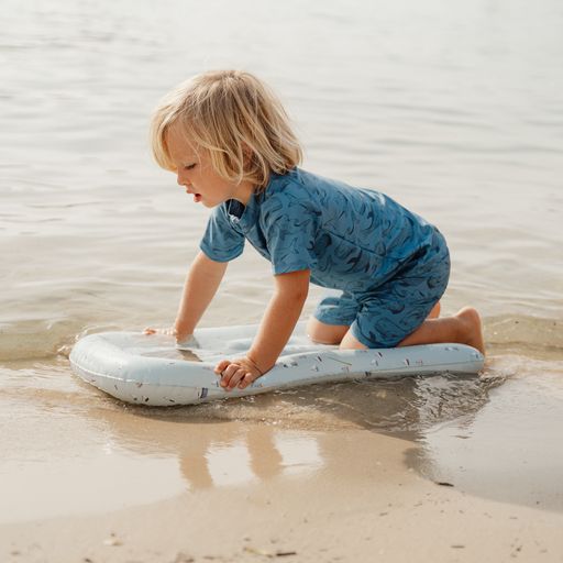 Tricou cu protectie UV 50+ - Sea Life Blue - Little Dutch
