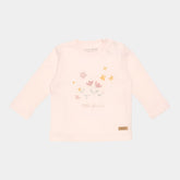 bluza-bumbac-organic-flowers-pink-little-dutch