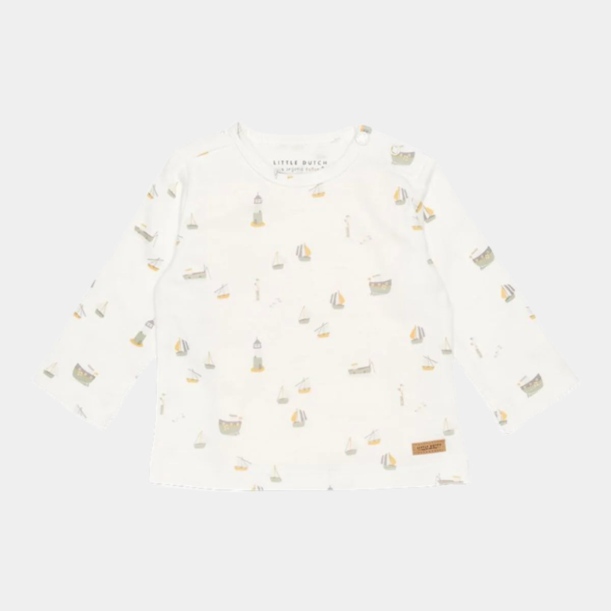 bluza-bumbac-organic-sailors-bay-white-little-dutch