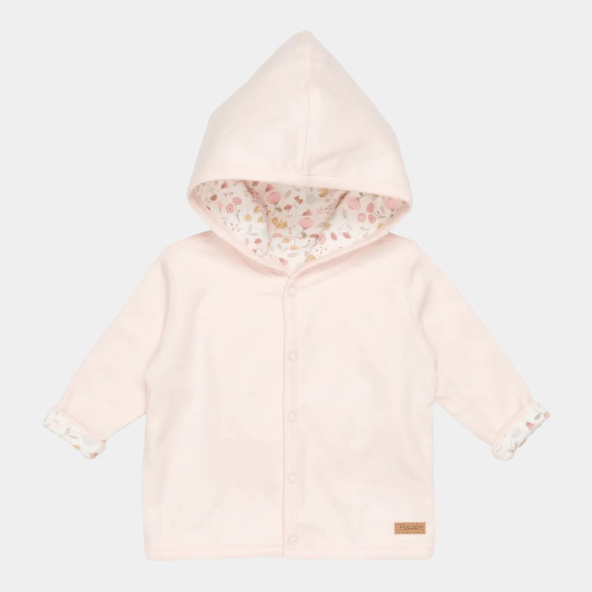 jacheta-reversibila-bumbac-organic-flowers-butterflies-pink-little-dutch