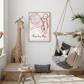 tablou-personalizat-bebe-harta-stelelor-peach