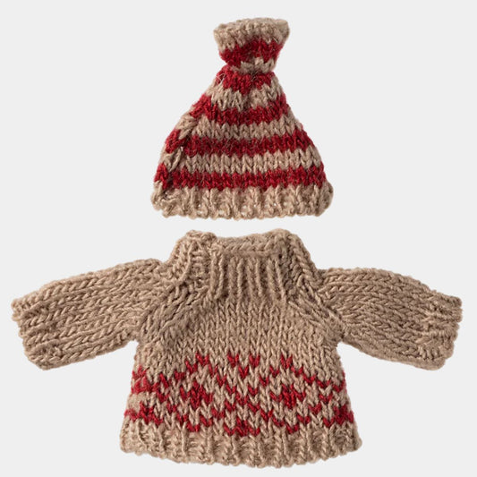 17-4306-00-5707304141068-accesorii-maileg-knitted-sweater-and-hat-mum-mouse