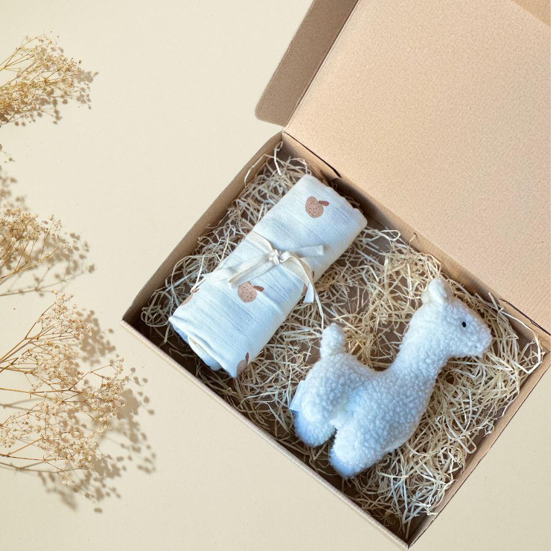 Cutie cadou pentru bebelusi - Llama Joy - Jollein