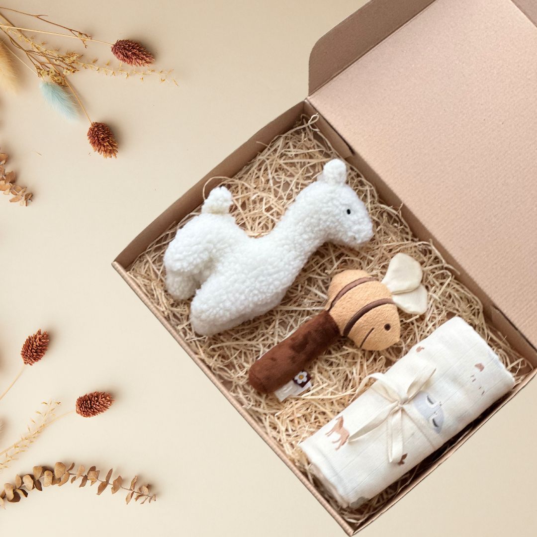 Cutie cadou Llama Snuggle pentru nou-născuți - Jollein