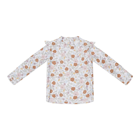 Bluza cu Protectie UV 50+ Vintage Little Flowers - Little Dutch