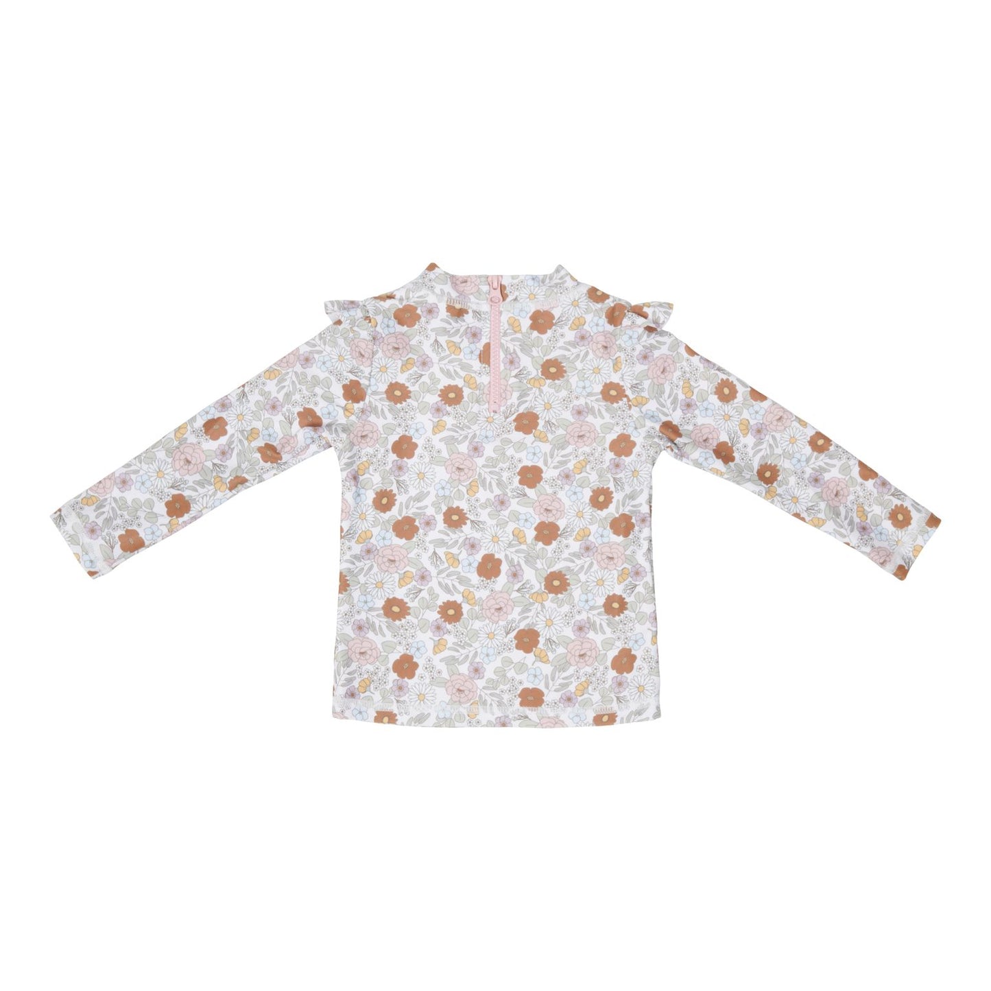 Bluza cu maneca lunga cu protectie UV 50+ - Vintage Little Flowers - Little Dutch