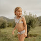 Costum de baie cu doua piese cu protectie UV 50+ - Vintage Little Flowers - Little Dutch