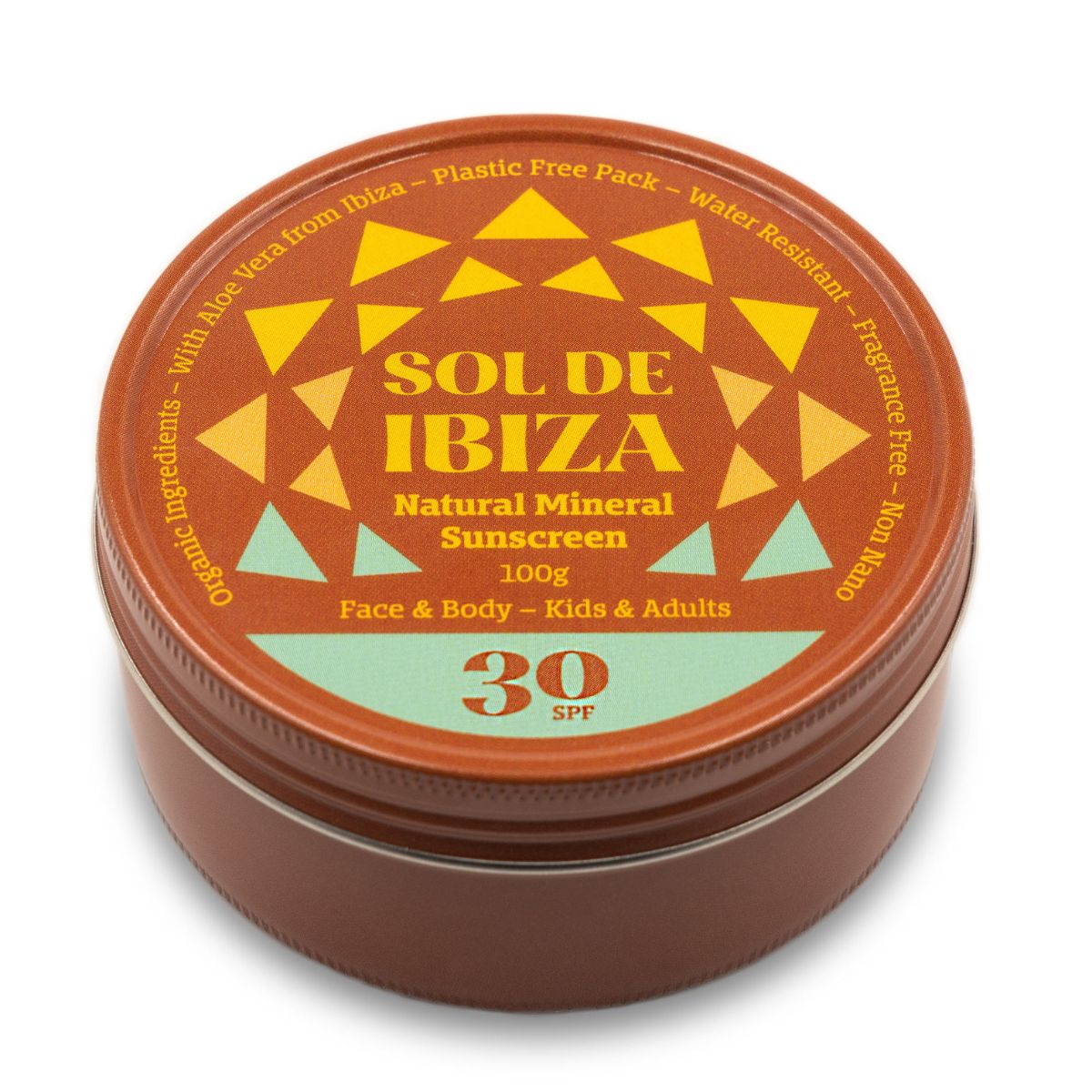 Crema Solara Organica SPF30 - Sol de Ibiza