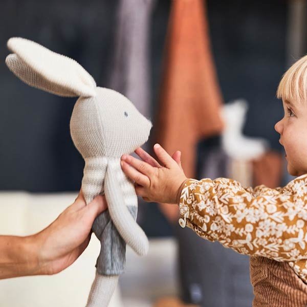 Jucărie din Plus Bunny Joey 50 cm Jollein - Prieten de Joacă