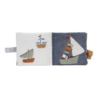 Jucarie senzoriala din material textil Carte cu activitati Sailors Bay - Little Dutch