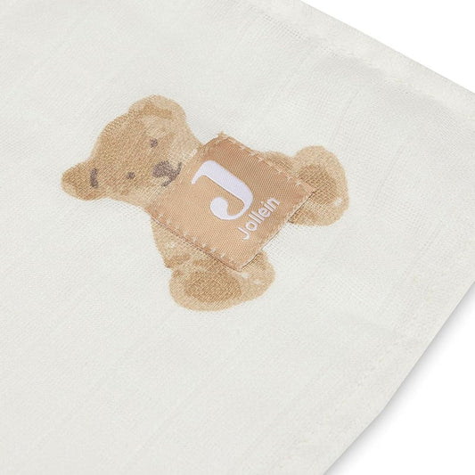 Muselina-din-Bumbac-115x115-cm-Teddy-Bear-Set-de-2-Bucati-Jollein