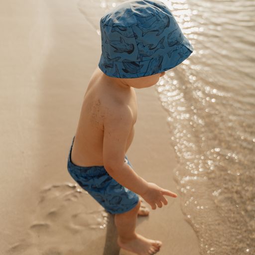 Sort pentru baie cu protectie UV 50+ - Sea Life Blue - Little Dutch