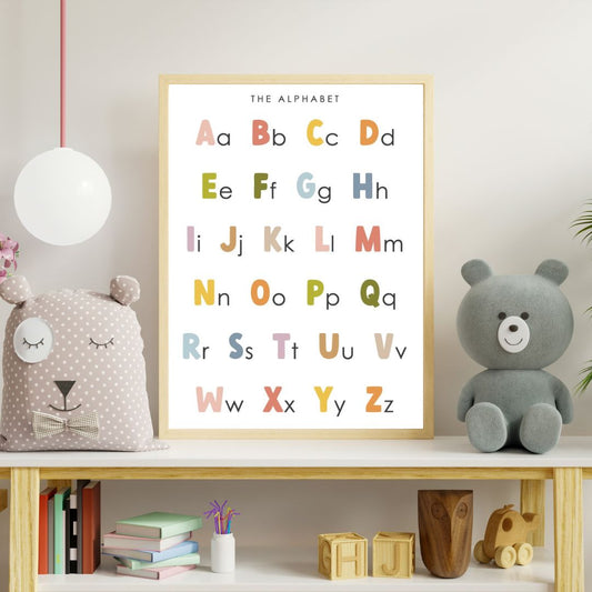 Tablou Decorativ Camera Copilului - Invatam literele