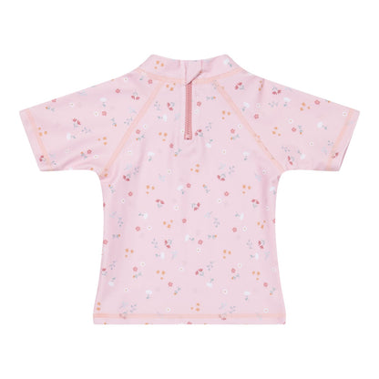 Tricou Protectie UV 50+ Little Pink Flowers - Little Dutch