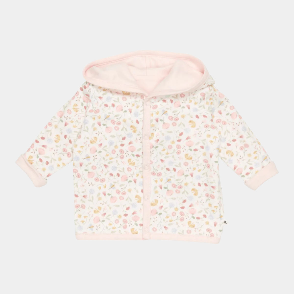 jacheta-reversibila-bumbac-organic-flowers-butterflies-pink-little-dutch