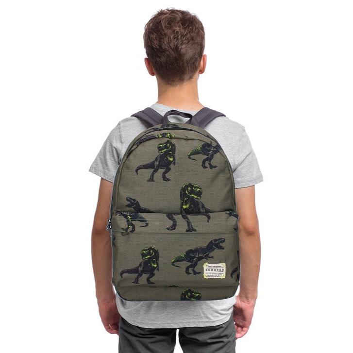 rucsac-scolari-dino-scooter-new-adventures-verde