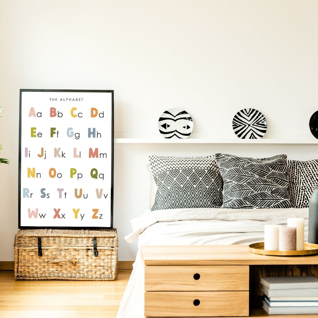 tablou-canvas-copii-invatam-literele