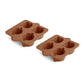 Set de 2 tavi din silicon pentru copt - Anan - Caramel Cafe - Nuuroo - ziani.ro ziani.ro Nuuroo