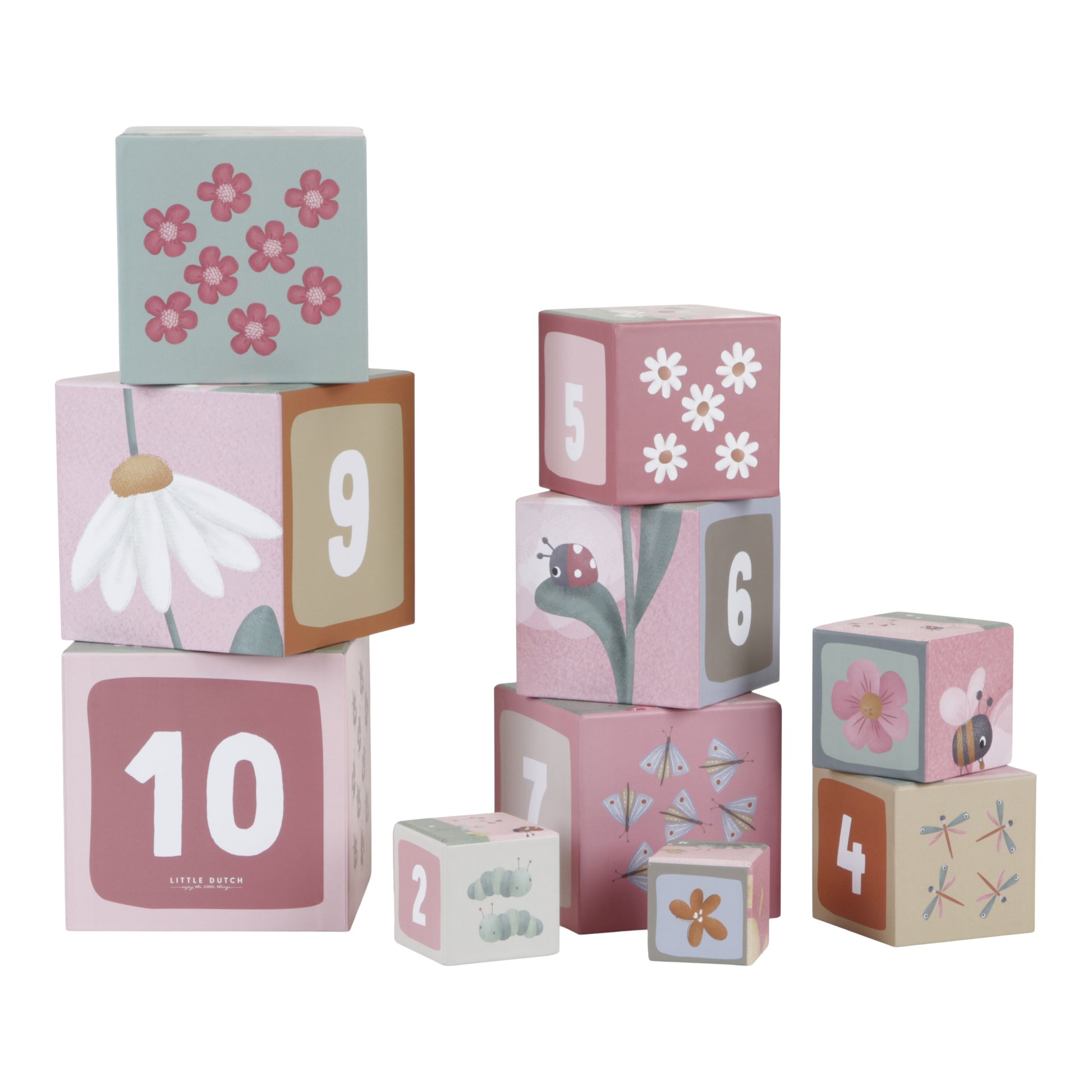 Cutii din carton FSC pentru stivuire - Flowers & Butterflies - Little Dutch - ziani.ro ziani.ro Little Dutch