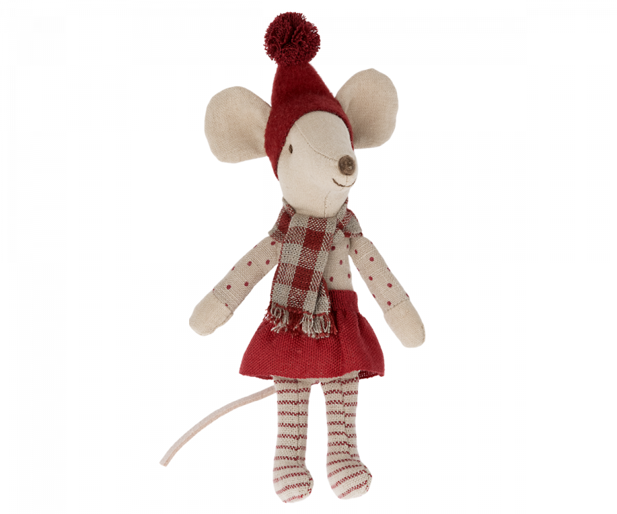 Jucarie textila - Christmas Mouse - Big Sister - Maileg - ziani.ro ziani.ro Maileg