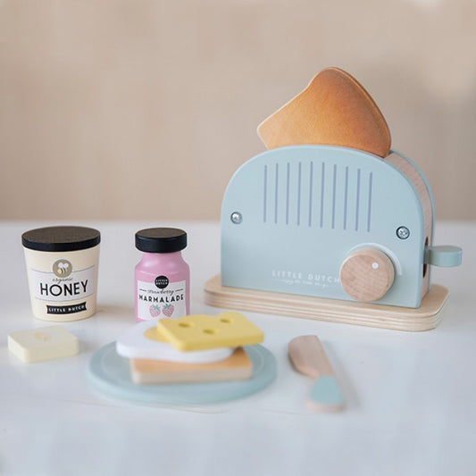 Toaster paine din lemn cu functie pop-up si accesorii - Little Dutch - ziani.ro ziani.ro Little Dutch