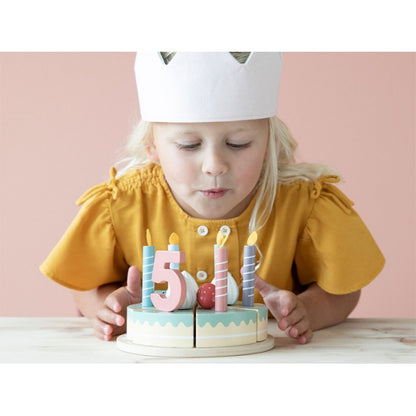 Tort aniversar cu decoratiuni pentru 1-5 ani - varianta XL - Little Dutch - ziani.ro ziani.ro Little Dutch